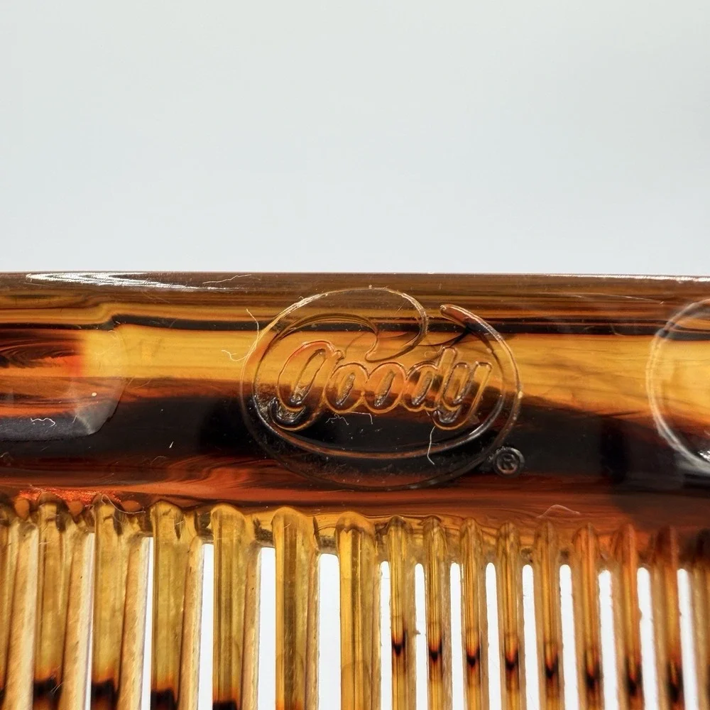 Vintage Brown Tortoise‎ Shell Goody Comb Lot 2 Set Vanitycore 1990s Hair